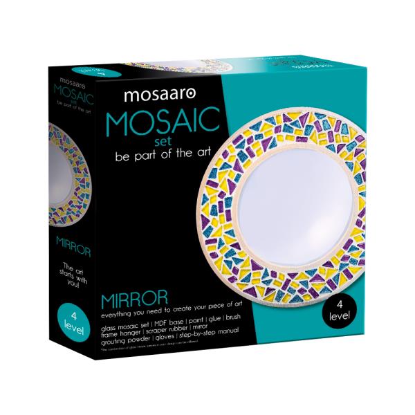 Набір для скляної мозаїки Mosaaro Дзеркало (MA4004) Набір для скляної мозаїки Mosaaro Дзеркало (MA4004)