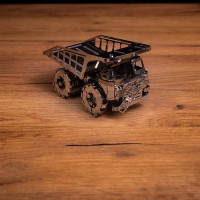 Колекційна модель-конструктор Metal Time Quarry Transporter Кар'єрний самоскид механічний (MT014)