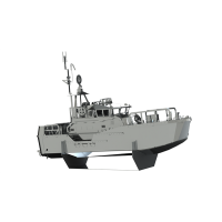 Колекційна модель-конструктор Metal Time Guardian of the Coasts Катер берегової охорони механічний (MT018)