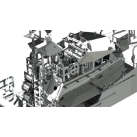 Колекційна модель-конструктор Metal Time Guardian of the Coasts Катер берегової охорони механічний (MT018)