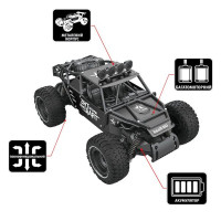 Машинка на радіокеруванні Sulong Toys Off-Road Crawler Race матовий чорний 1:14 (SL-309RHMBl)