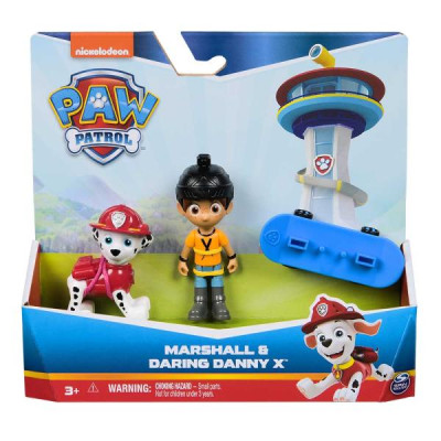 Набір фігурок Paw Patrol Маршал і Сміливий Денні на скейті (SM17706/6070747) Набір фігурок Paw Patrol Маршал і Сміливий Денні на скейті (SM17706/6070747)