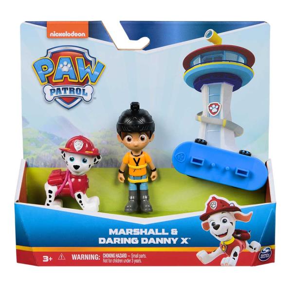 Набір фігурок Paw Patrol Маршал і Сміливий Денні на скейті (SM17706/6070747)