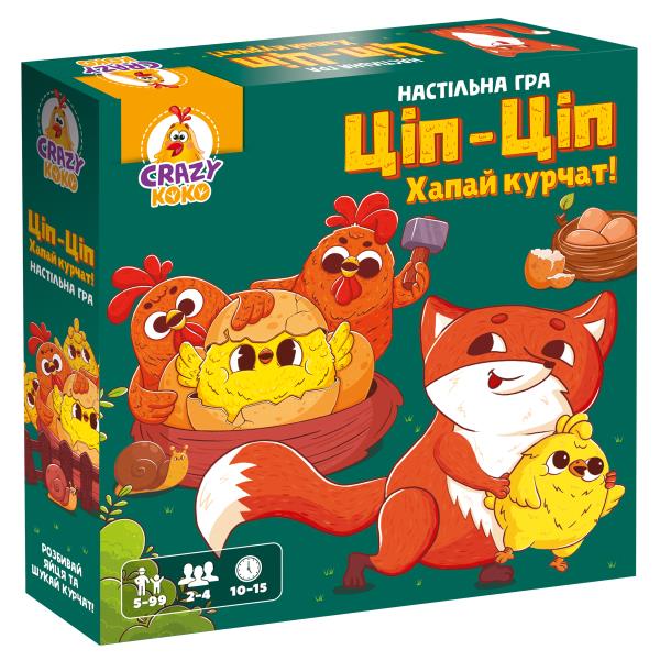 Настільна гра Vladi Toys Ціп-Ціп Хапай курчат (VT8055-42)