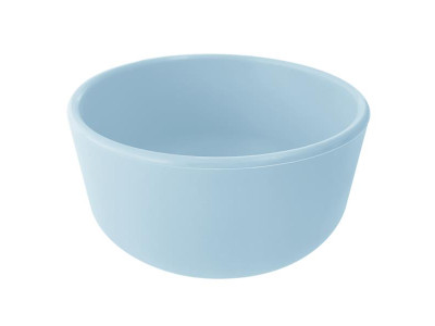Тарілка глибока Minikoioi Bowl 400 мл 12 см силіконова блакитний (101080103)