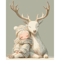 Картина за номерами ArtCraft Поруч з другом 40х50 см (10152-AC)