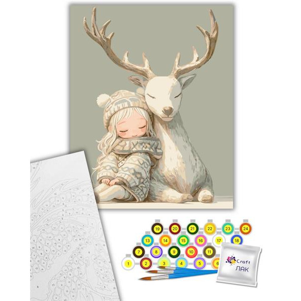 Картина за номерами ArtCraft Поруч з другом 40х50 см (10152-AC)