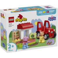 Конструктор LEGO® DUPLO® Пеппа Трактор і ринок 18 Деталей (10468) Конструктор LEGO® DUPLO® Пеппа Трактор і ринок 18 Деталей (10468)