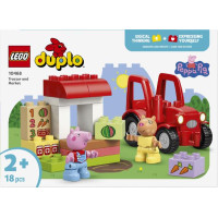 Конструктор LEGO® DUPLO® Пеппа Трактор і ринок 18 Деталей (10468) Конструктор LEGO® DUPLO® Пеппа Трактор і ринок 18 Деталей (10468)