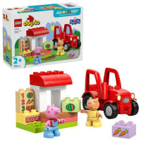Конструктор LEGO® DUPLO® Пеппа Трактор і ринок 18 Деталей (10468) Конструктор LEGO® DUPLO® Пеппа Трактор і ринок 18 Деталей (10468)