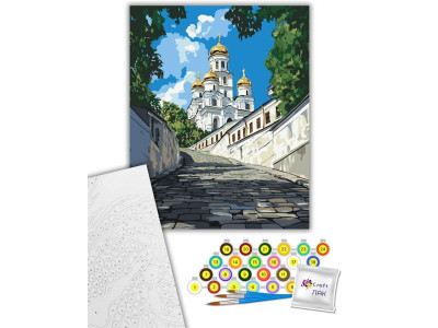 Картина за номерами ArtCraft Андріївська церква 40х50 см (11071-AC) Картина за номерами ArtCraft Андріївська церква 40х50 см (11071-AC)