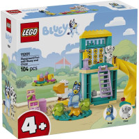 Конструктор LEGO Bluey Веселощі з Блуї та Хлоєю на ігровому майданчику 104 деталі (11201)