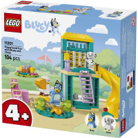 Конструктор LEGO Bluey Веселощі з Блуї та Хлоєю на ігровому майданчику 104 деталі (11201)