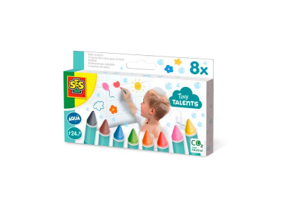 Набір олівців для ванної SES Creative Tiny Talents Веселе купання 8 кольорів (13050S)