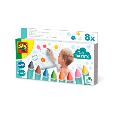 Набір олівців для ванної SES Creative Tiny Talents Веселе купання 8 кольорів (13050S)