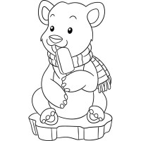 Дитяча розмальовка ArtCraft Білий ведмедик 25х30 см (15117-AC)