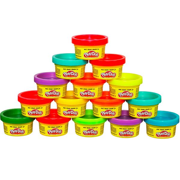 Набір пластиліну Play-Doh для свята з 15 мінібаночок (18367) Набір пластиліну Play-Doh для свята з 15 мінібаночок (18367)