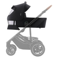 Люлька для коляски Britax-Romer Smile 5Z чорний із коричневою ручкою (2000037995) Люлька для коляски Britax-Romer Smile 5Z чорний із коричневою ручкою (2000037995)
