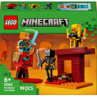 Конструктор LEGO Minecraft Битва з лавою в Незері 99 деталей (21266)