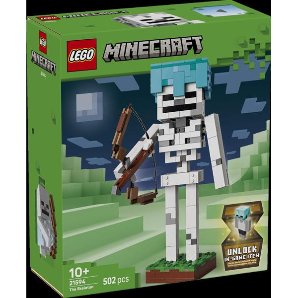 Конструктор LEGO® Minecraft® Скелет Геймерський декор , 502 деталі (21594) Конструктор LEGO® Minecraft® Скелет Геймерський декор , 502 деталі (21594)