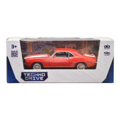 Автомодель TechnoDrive Chevrolet Camaro 1969 червоний 1:32 (250336U) Автомодель TechnoDrive Chevrolet Camaro 1969 червоний 1:32 (250336U)