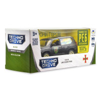 Автомодель TechnoDrive Шеврони героїв Toyota Land Cruiser Prado 110 ОМБр 1:42 (250359M) Автомодель TechnoDrive Шеврони героїв Toyota Land Cruiser Prado 110 ОМБр 1:42 (250359M)