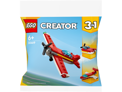 Конструктор LEGO Creator Культовий червоний літак 3 в 1 51 деталь (30669)
