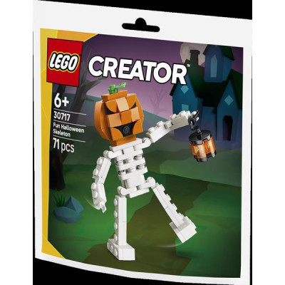 Конструктор LEGO® Веселий геловінський скелет, 71 деталь (30717) Конструктор LEGO® Веселий геловінський скелет, 71 деталь (30717)