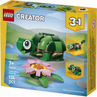 Конструктор LEGO Creator Черепаха з квіткою водяної лілії 124 Деталі ( 31377 )