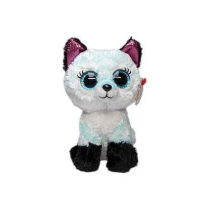 Дитяча іграшка м’яконабивна TY Beanie Boo's 36368 Блакитна лисиця "ATLAS" 15см, 36368