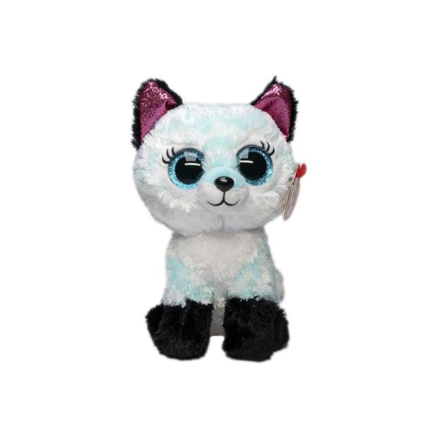 Дитяча іграшка м’яконабивна TY Beanie Boo's 36368 Блакитна лисиця "ATLAS" 15см, 36368