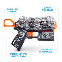 Швидкострільний бластер X-Shot Skins Flux Illustrate 8 патронів (36516D)