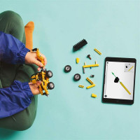 Конструктор LEGO Technic Екскаватор-навантажувач 104 деталі (42197)