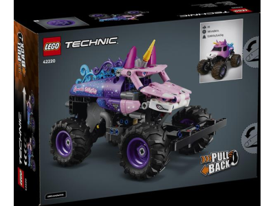 Конструктор LEGO Technic Monster Jam™ Sparkle Smash™ із функцією «Pull-Back» 243 Деталі (42220) Конструктор LEGO Technic Monster Jam™ Sparkle Smash™ із функцією «Pull-Back» 243 Деталі (42220)