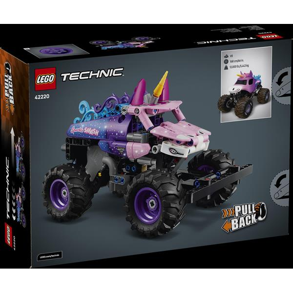 Конструктор LEGO Technic Monster Jam™ Sparkle Smash™ із функцією «Pull-Back» 243 Деталі (42220) Конструктор LEGO Technic Monster Jam™ Sparkle Smash™ із функцією «Pull-Back» 243 Деталі (42220)