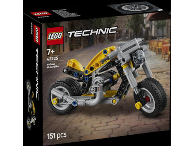 Конструктор LEGO Technic Жовтий мотоцикл 151 Деталь (42225)