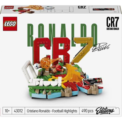 Конструктор LEGO® Editions Кріштіану Роналду — найкращі моменти футбольних матчів, 490 деталей (43012)