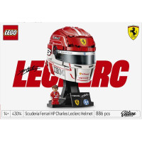 Конструктор LEGO® Editions Шолом Шарля Леклера з команди Scuderia Ferrari HP, 886 деталей (43014)