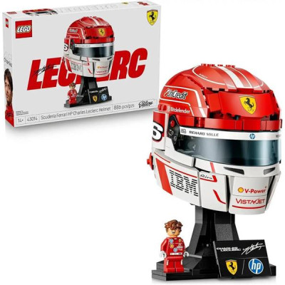 Конструктор LEGO® Editions Шолом Шарля Леклера з команди Scuderia Ferrari HP, 886 деталей (43014) Конструктор LEGO® Editions Шолом Шарля Леклера з команди Scuderia Ferrari HP, 886 деталей (43014)