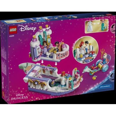 Конструктор LEGO® Disney Принцеса Королівський весільний човен Аріель, 519 деталей (43299)