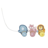 Дерев'яна каталка PolarB Звірята (44023) Дерев'яна каталка PolarB Звірята (44023)