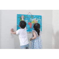 Магнітний пазл Viga Toys Карта світу з маркерною дошкою англійською (44508EN)