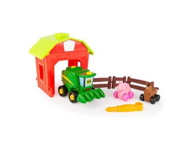Конструктор John Deere Kids Збери трактор із загоном (47210)