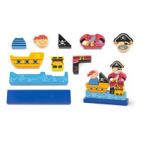 Магнітний вертикальний пазл Viga Toys Пірат (50077)