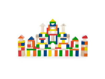 Набір дерев'яних блоків Viga Toys Велике будівництво 100 шт. 2,5 см (50334) Набір дерев'яних блоків Viga Toys Велике будівництво 100 шт. 2,5 см (50334)
