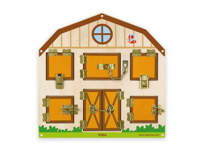 Бізіборд Viga Toys Будиночок на фермі (51627FSC)
