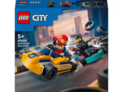 Конструктор LEGO City Картинг і гонщики 99 деталей (60400)