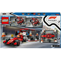 Конструктор LEGO City Піт-стоп і піт-екіпаж F1 з болідом Ferrari 322 деталі (60443)