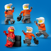 Конструктор LEGO City Піт-стоп і піт-екіпаж F1 з болідом Ferrari 322 деталі (60443) Конструктор LEGO City Піт-стоп і піт-екіпаж F1 з болідом Ferrari 322 деталі (60443)