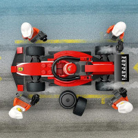 Конструктор LEGO City Піт-стоп і піт-екіпаж F1 з болідом Ferrari 322 деталі (60443)